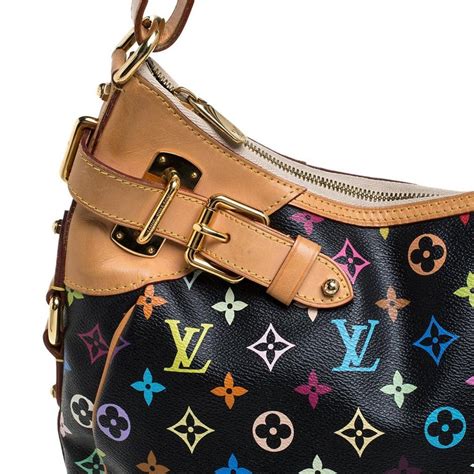 lv greta bag|LOUIS VUITTON Monogram Multicolor Greta Black.